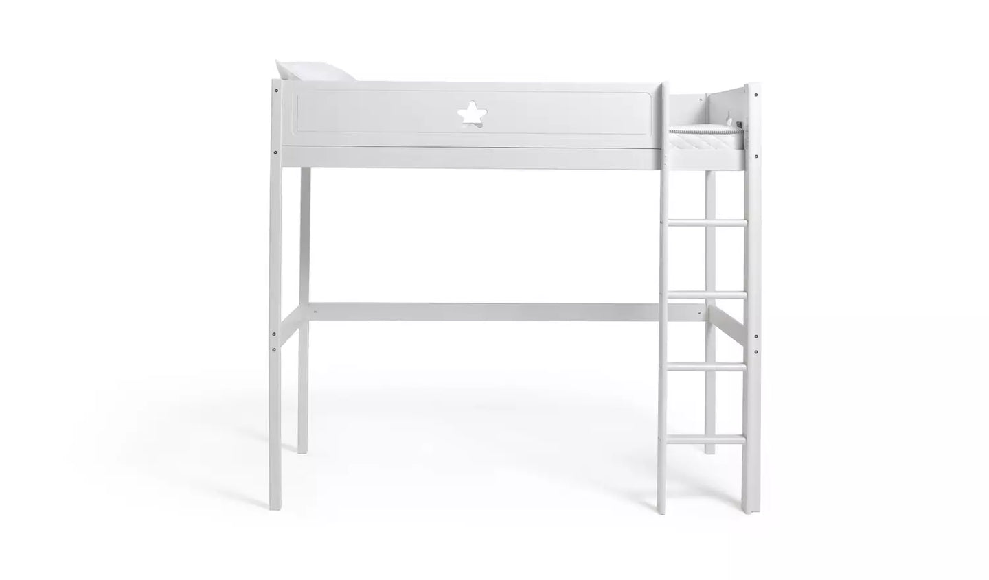 Habitat Stars High Sleeper Bed Frame - White
